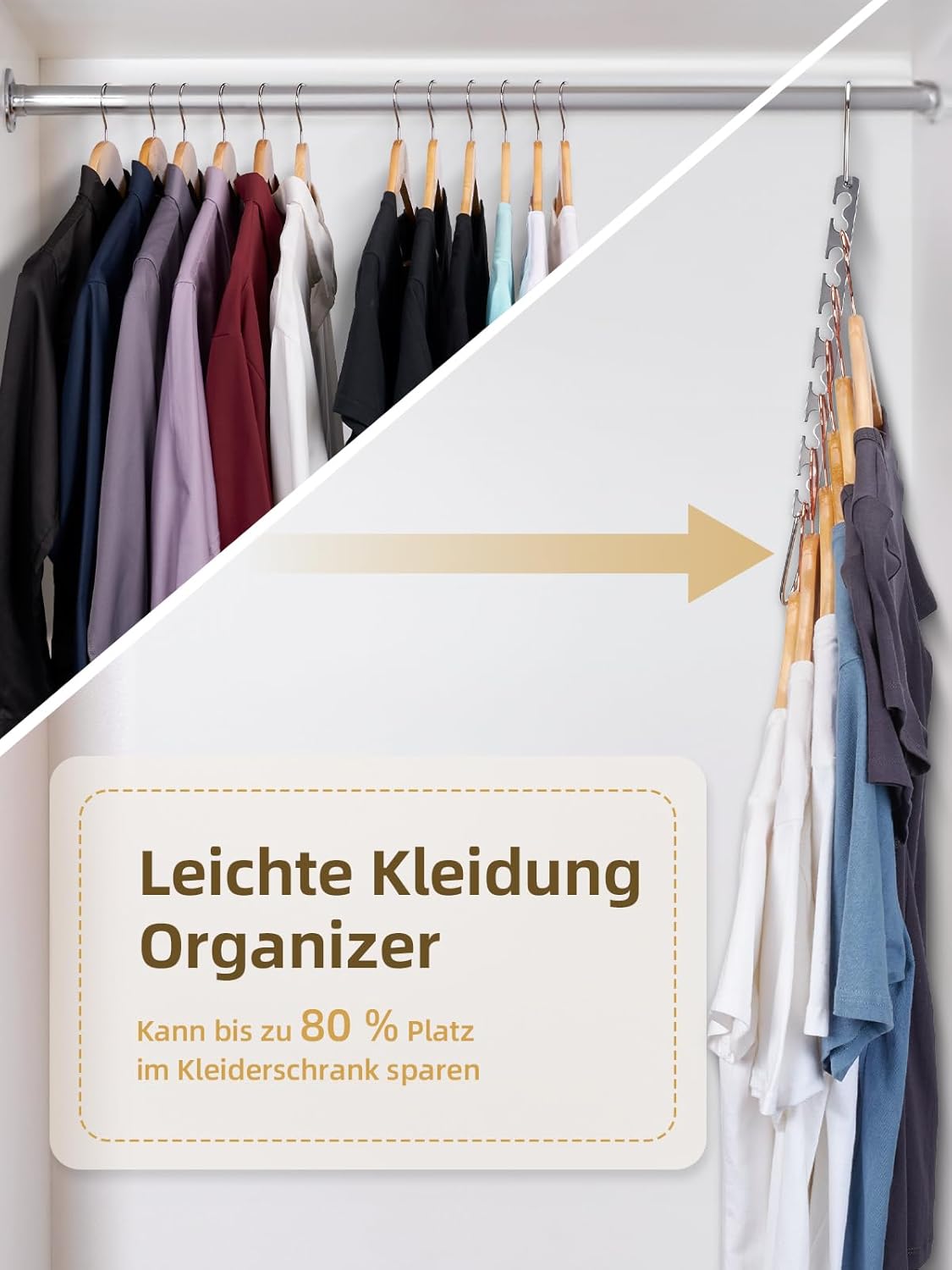 Kleiderbügelhalter Platzsparend