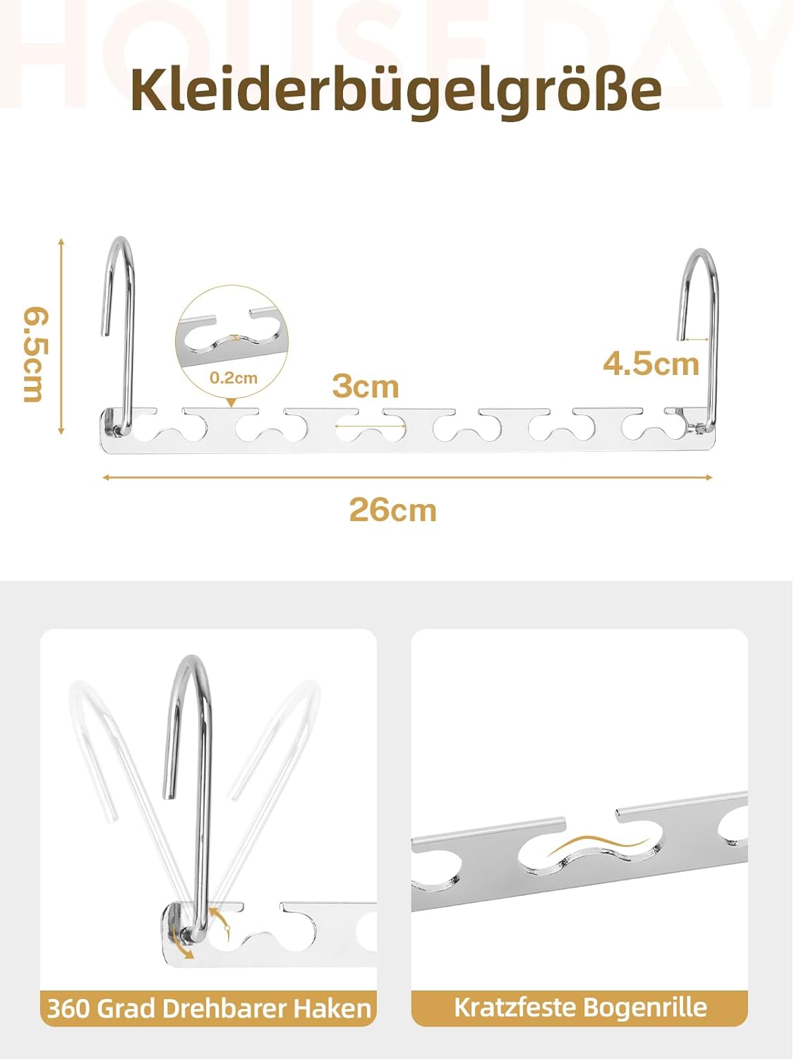 Kleiderbügelhalter Platzsparend