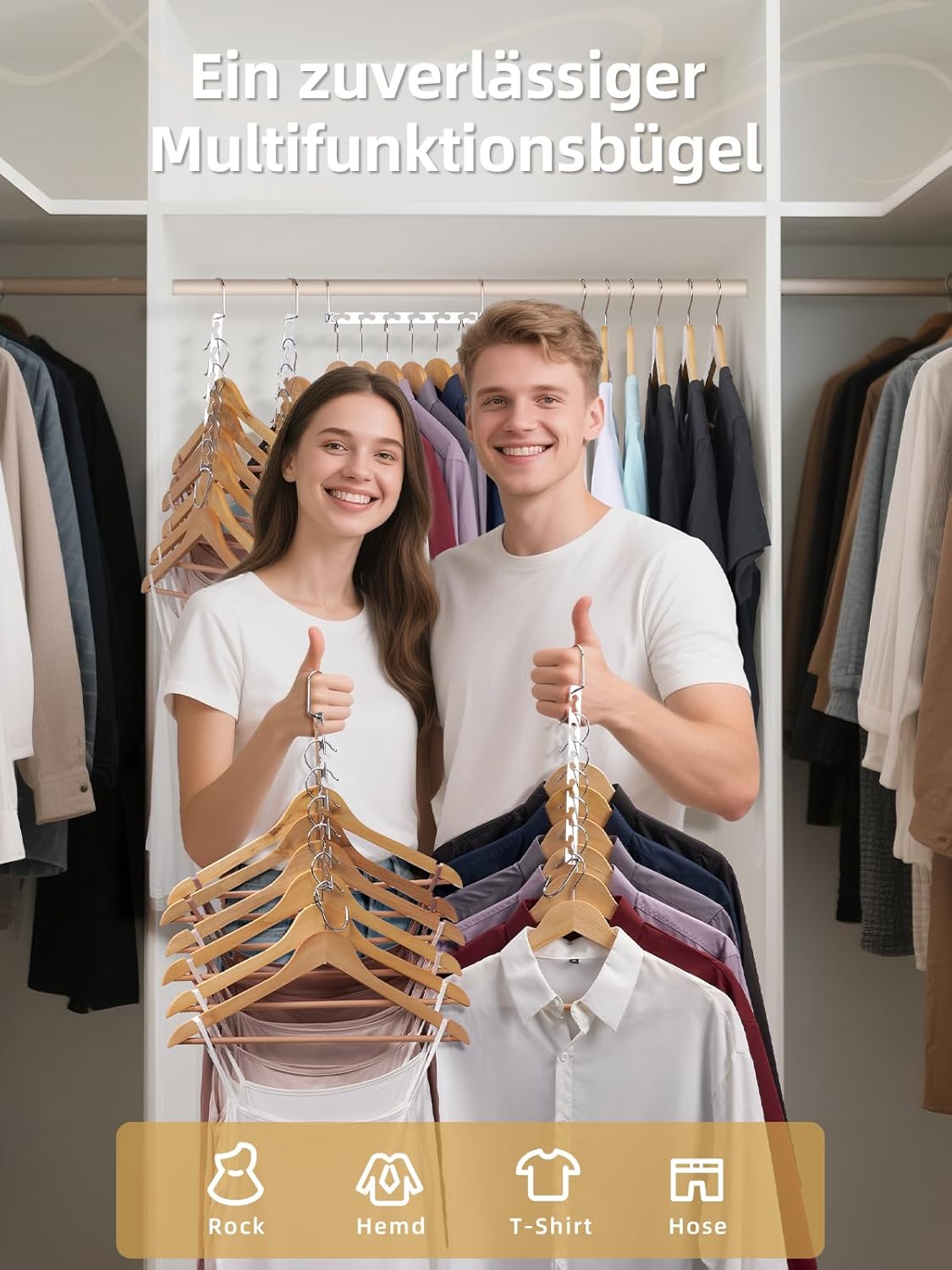 Kleiderbügelhalter Platzsparend