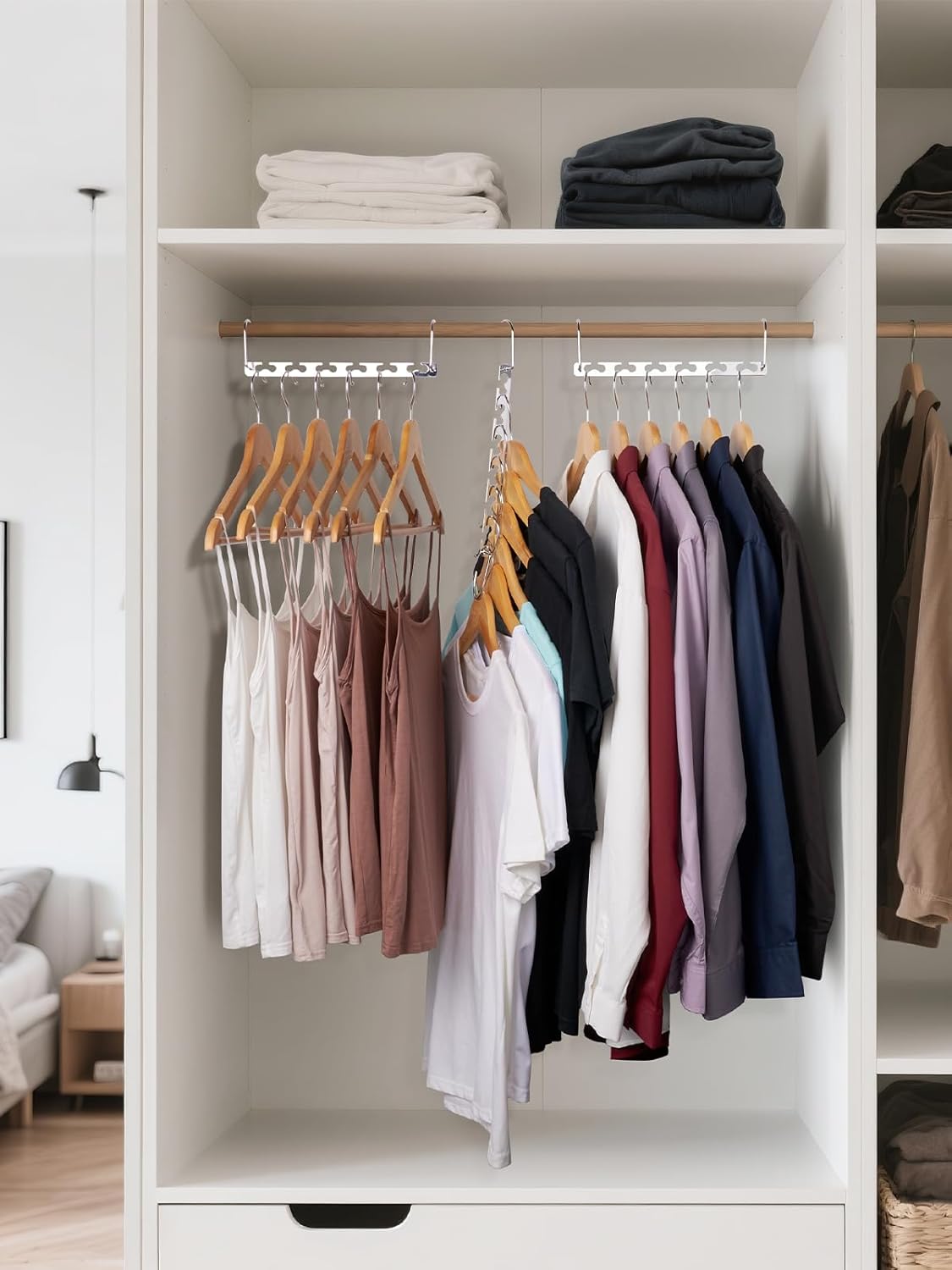 Kleiderbügelhalter Platzsparend